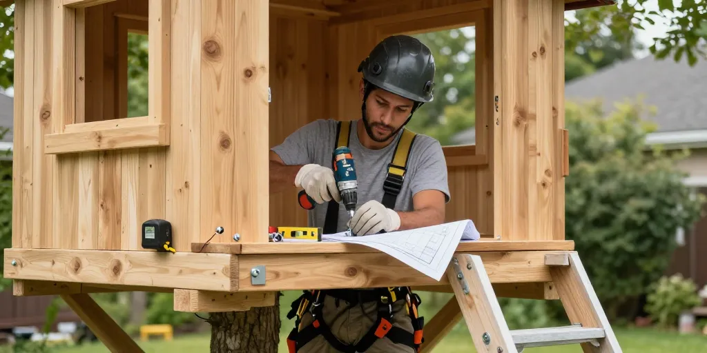 comment construire une cabane dans les arbres