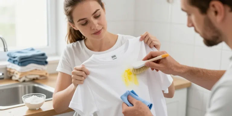 comment enlever les taches jaunes de creme solaire