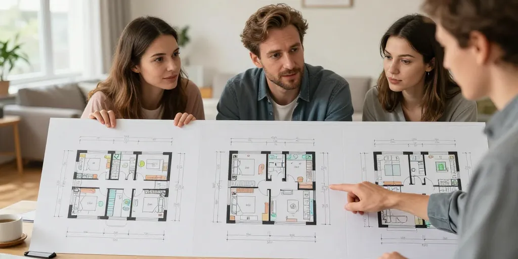 plan salon 12m2