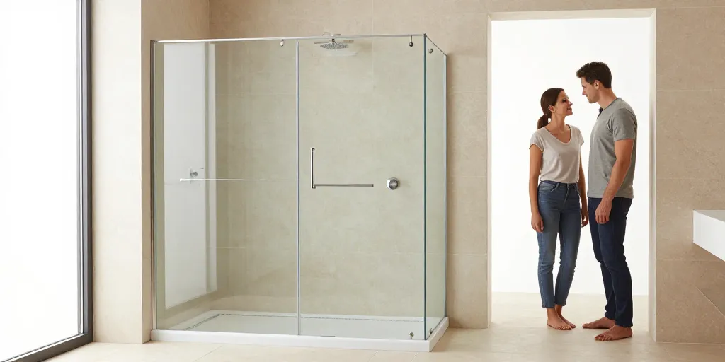 douche ouverte sans porte