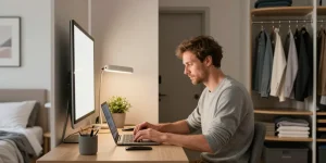 chambre bureau dressing