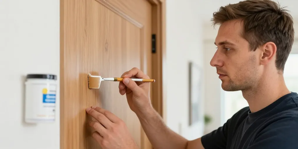 quelle peinture pour porte interieur